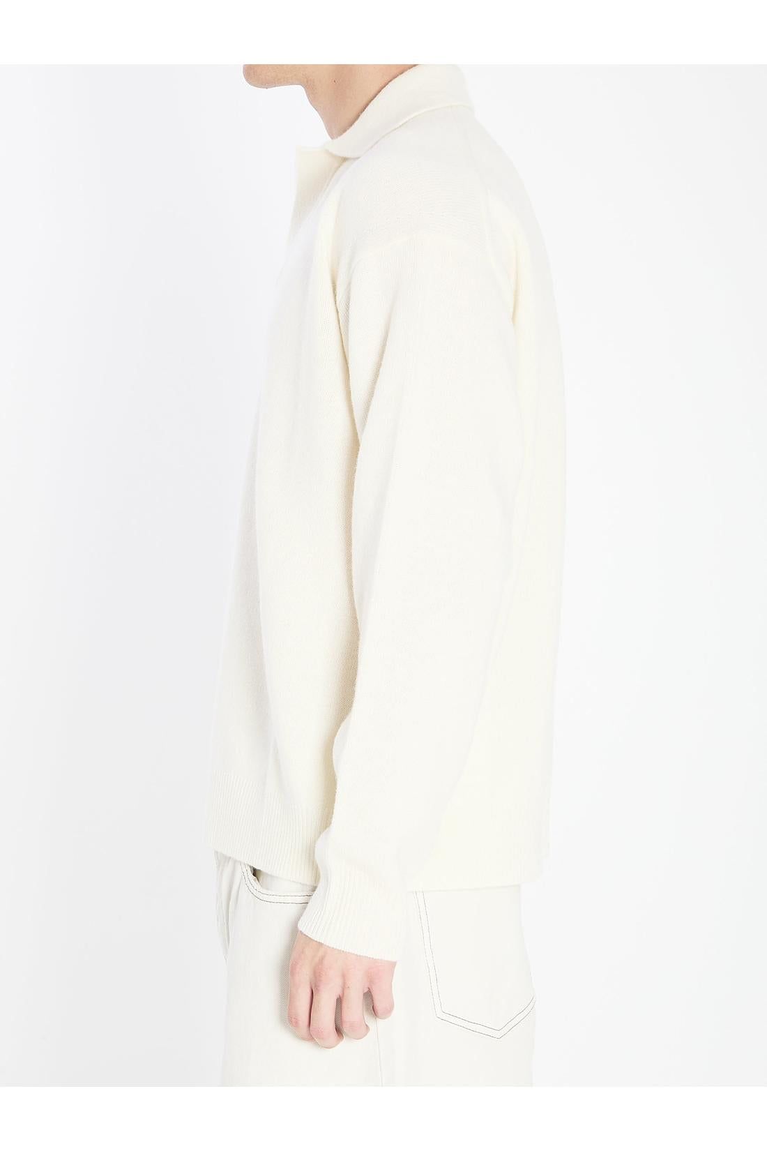 Roberto Collina-OUTLET-SALE-Wool and cashmere over polo-ARCHIVIST