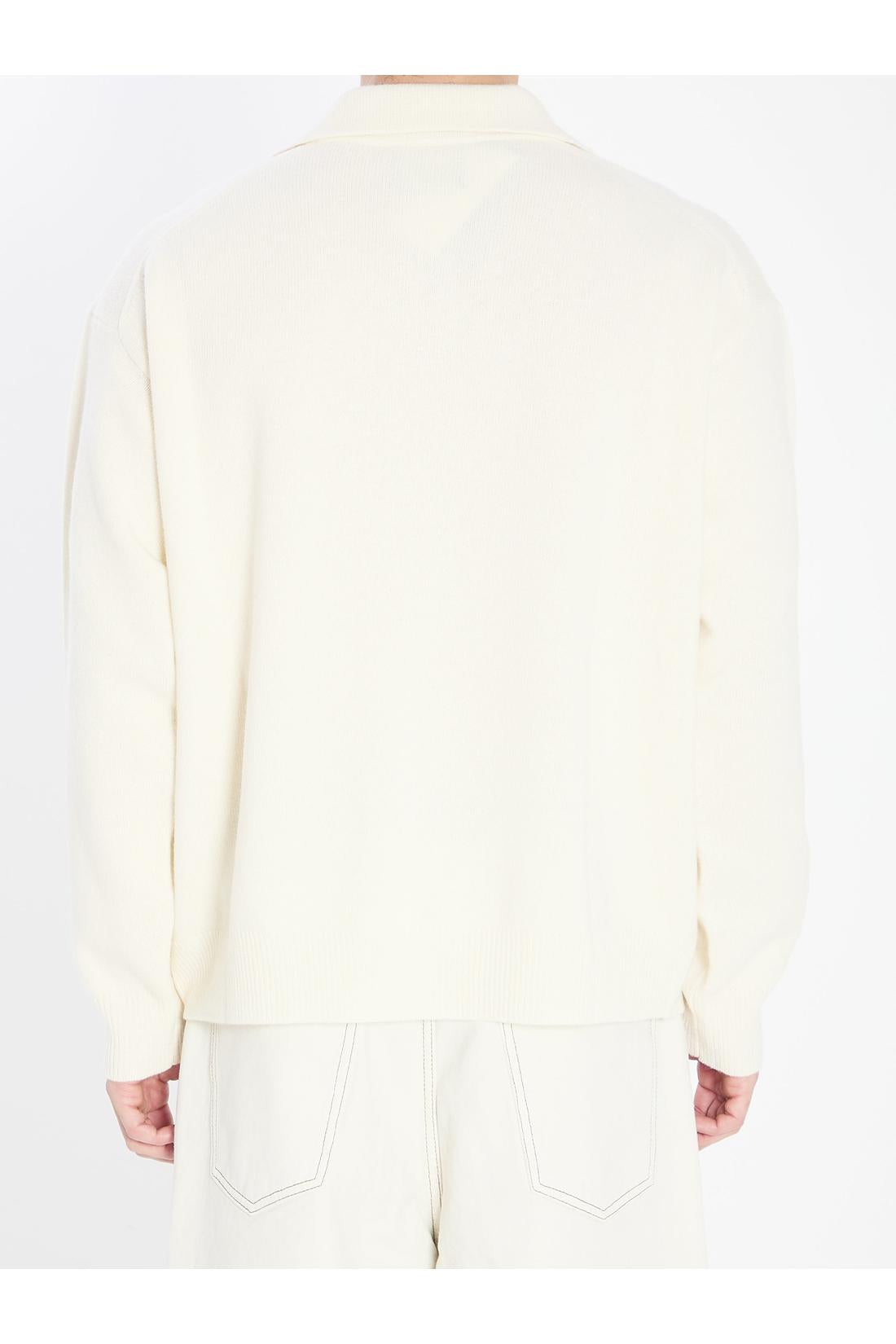 Roberto Collina-OUTLET-SALE-Wool and cashmere over polo-ARCHIVIST