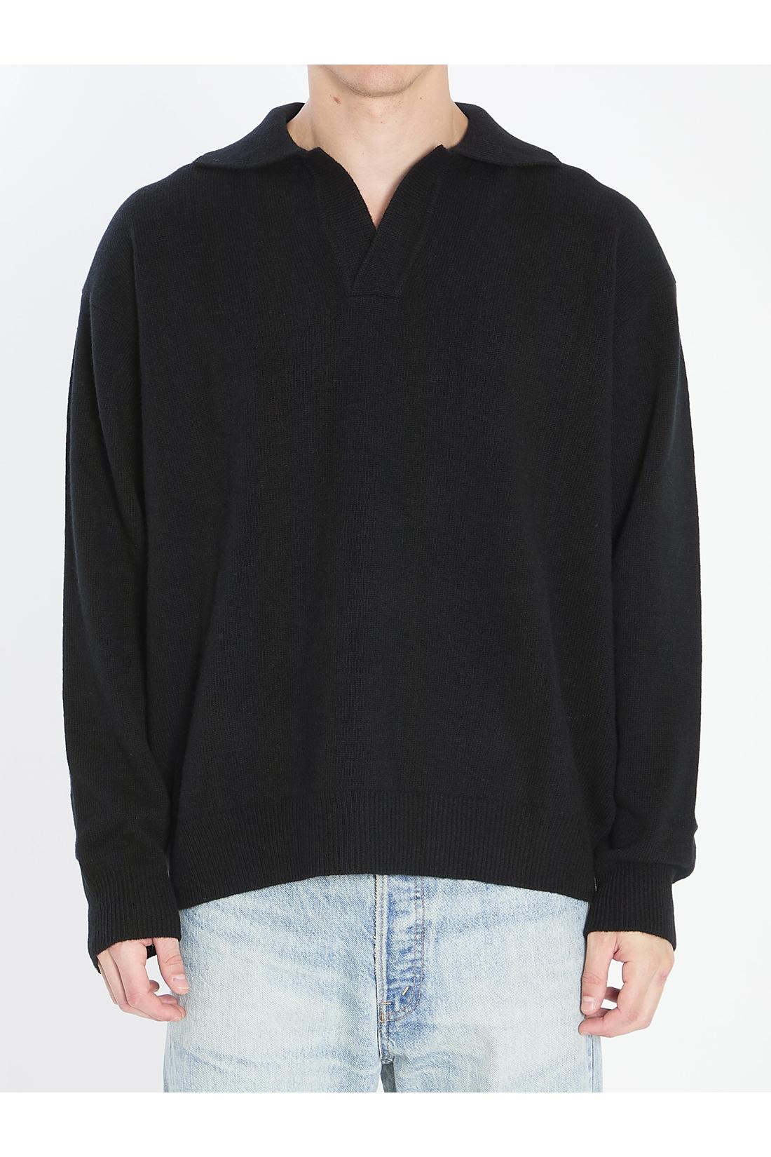 Roberto Collina-OUTLET-SALE-Wool and cashmere over polo-ARCHIVIST