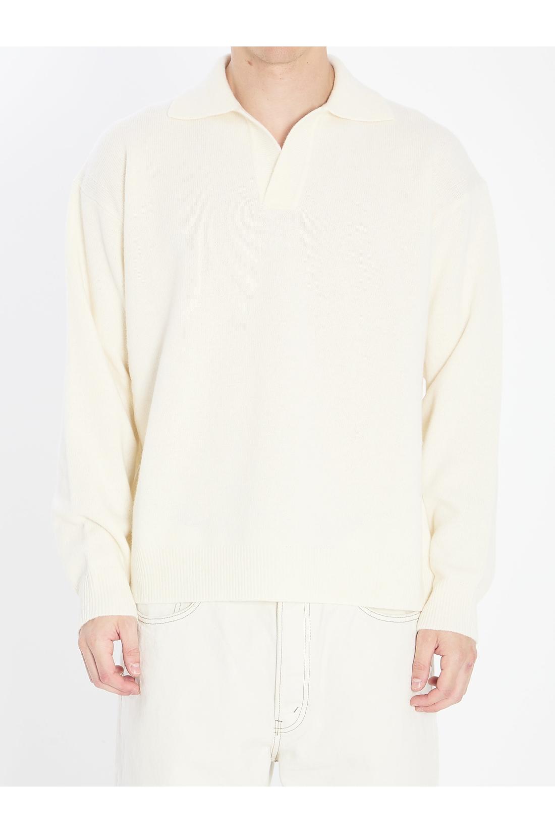 Roberto Collina-OUTLET-SALE-Wool and cashmere over polo-ARCHIVIST