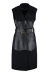 Salvatore Ferragamo-OUTLET-SALE-Wool and cashmere sleeveless coat-ARCHIVIST