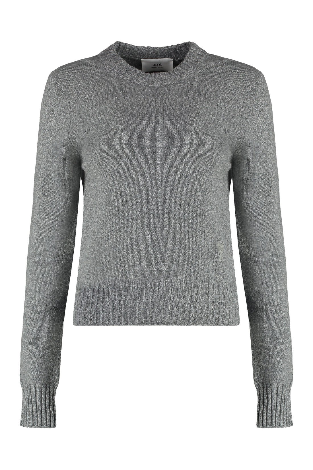 AMI PARIS-OUTLET-SALE-Wool and cashmere sweater-ARCHIVIST
