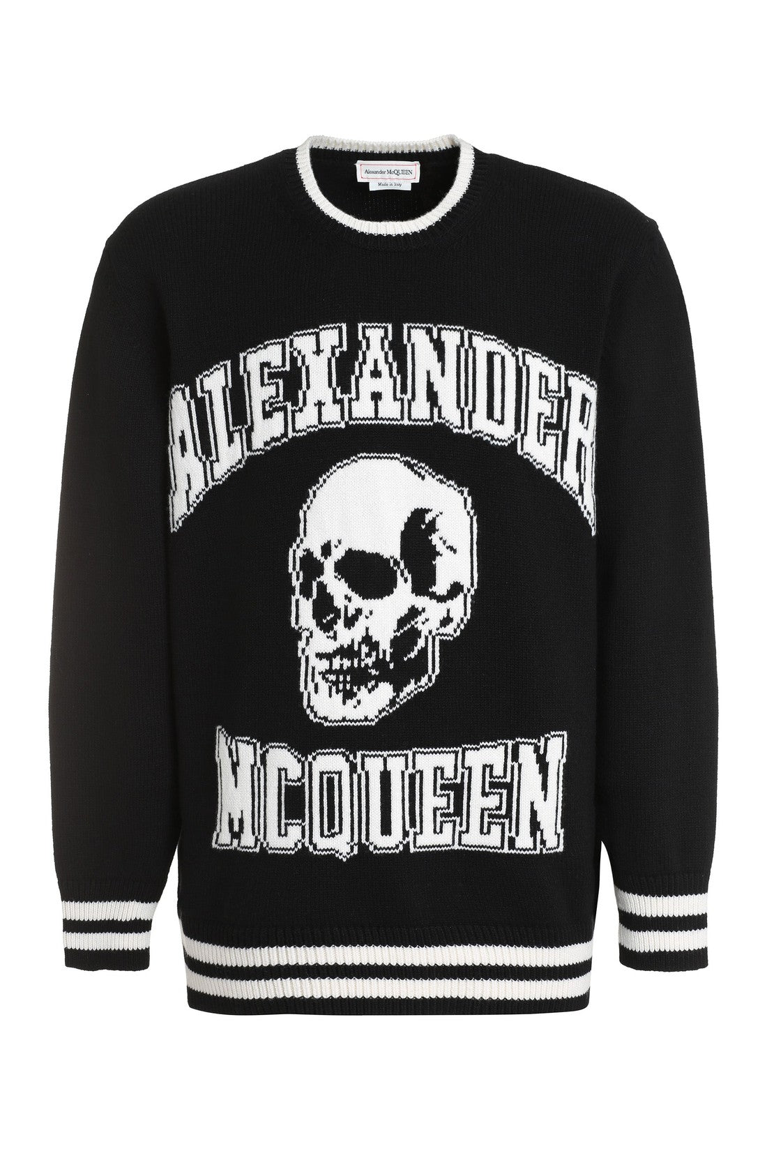 Alexander McQueen-OUTLET-SALE-Wool and cashmere sweater-ARCHIVIST