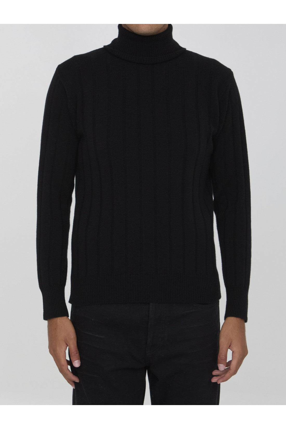 LARDINI-OUTLET-SALE-Wool and cashmere sweater-ARCHIVIST