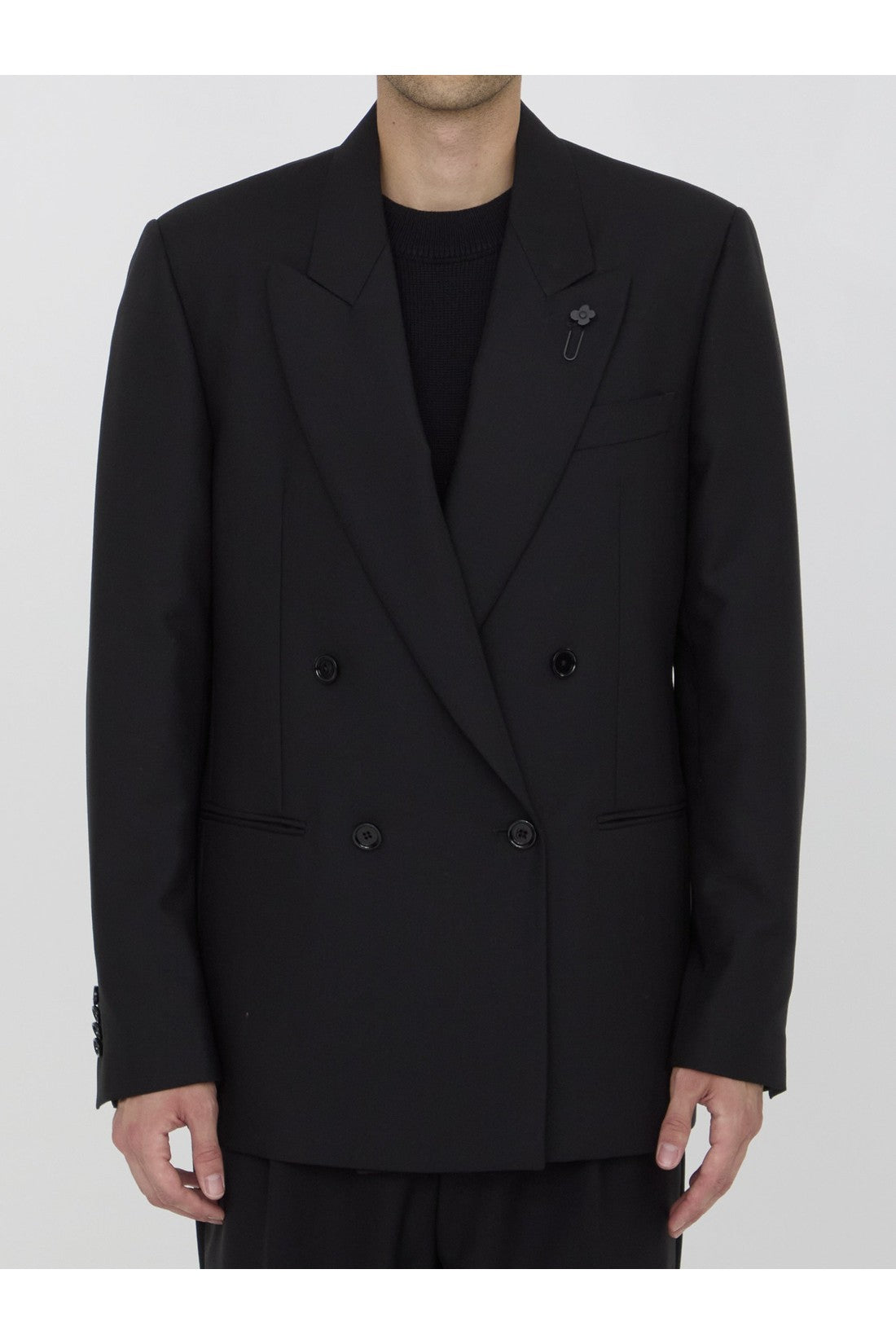 LARDINI-OUTLET-SALE-Wool and mohair jacket-ARCHIVIST