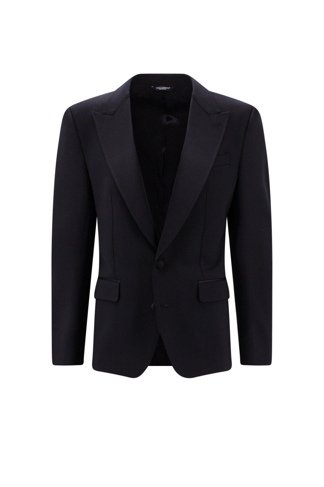 DOLCE & GABBANA-OUTLET-SALE-Wool and silk Tuxedo Jacket-ARCHIVIST