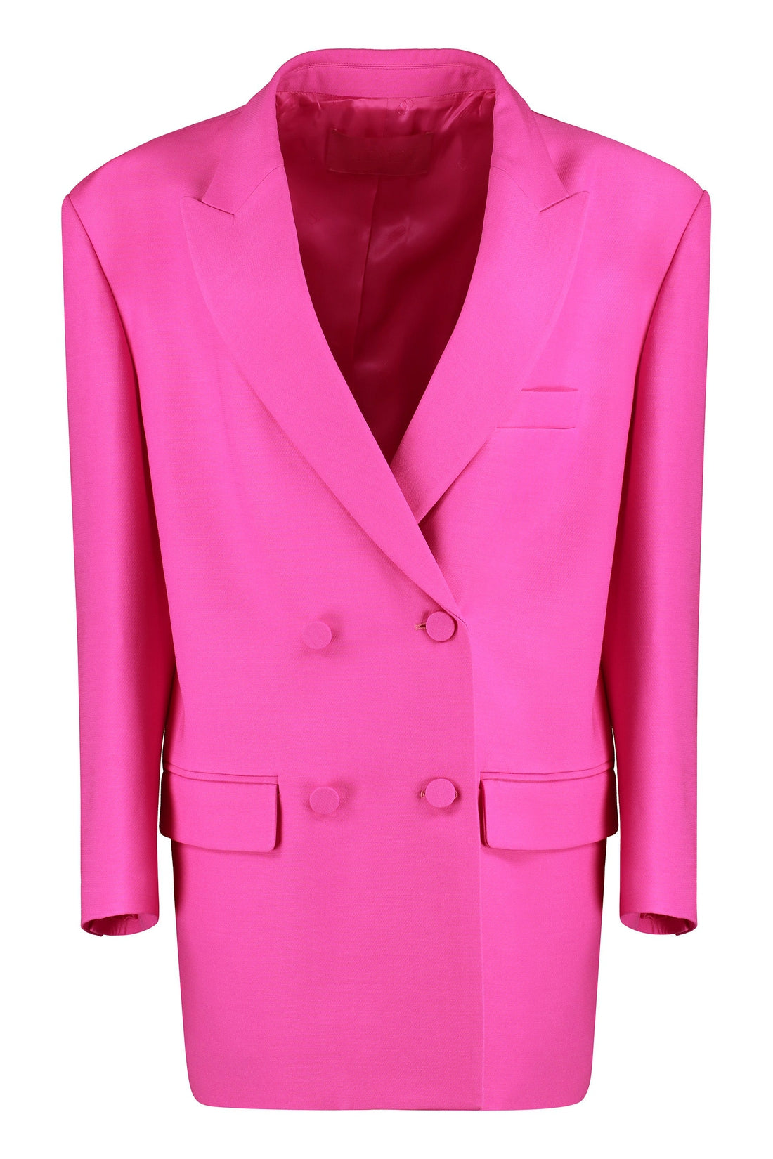 Valentino-OUTLET-SALE-Wool and silk double breasted blazer-ARCHIVIST