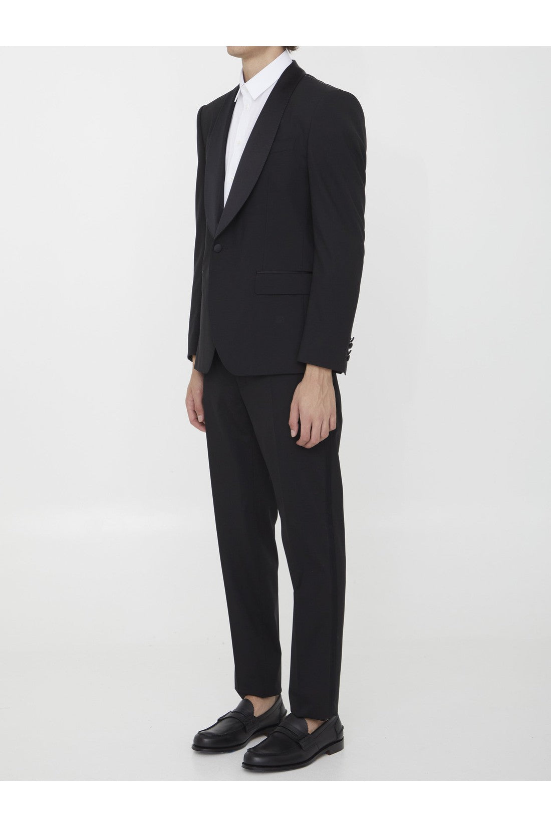 DOLCE&GABBANA-OUTLET-SALE-Wool and silk tuxedo-ARCHIVIST