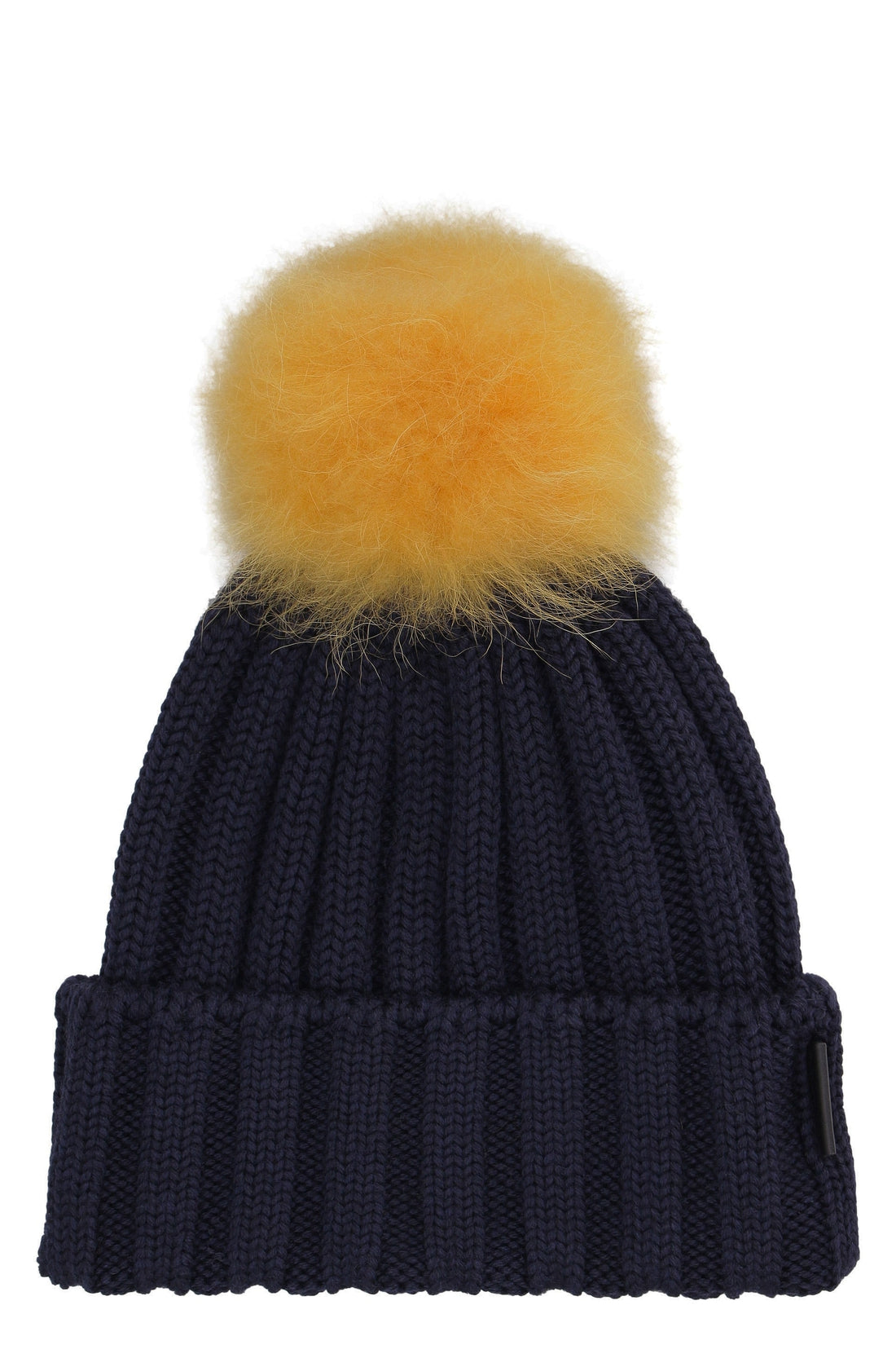 Woolrich-OUTLET-SALE-Wool beanie with pom-pom-ARCHIVIST