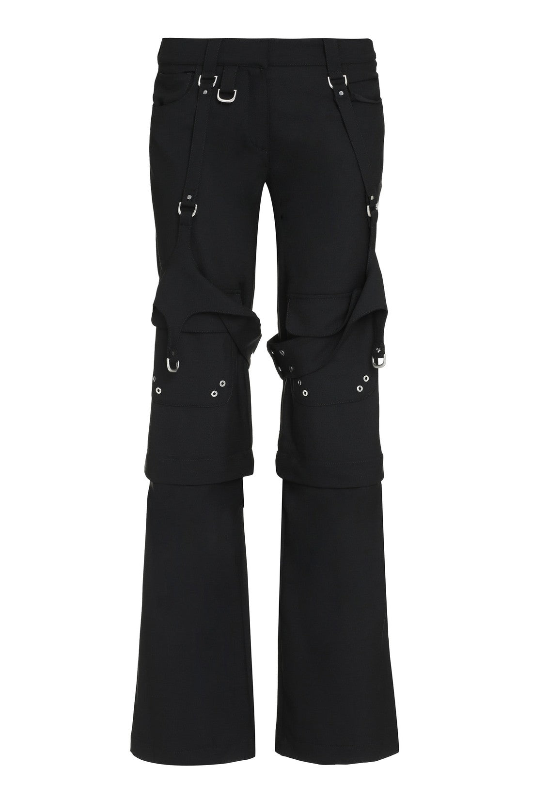 Off-White-OUTLET-SALE-Wool blend cargo trousers-ARCHIVIST