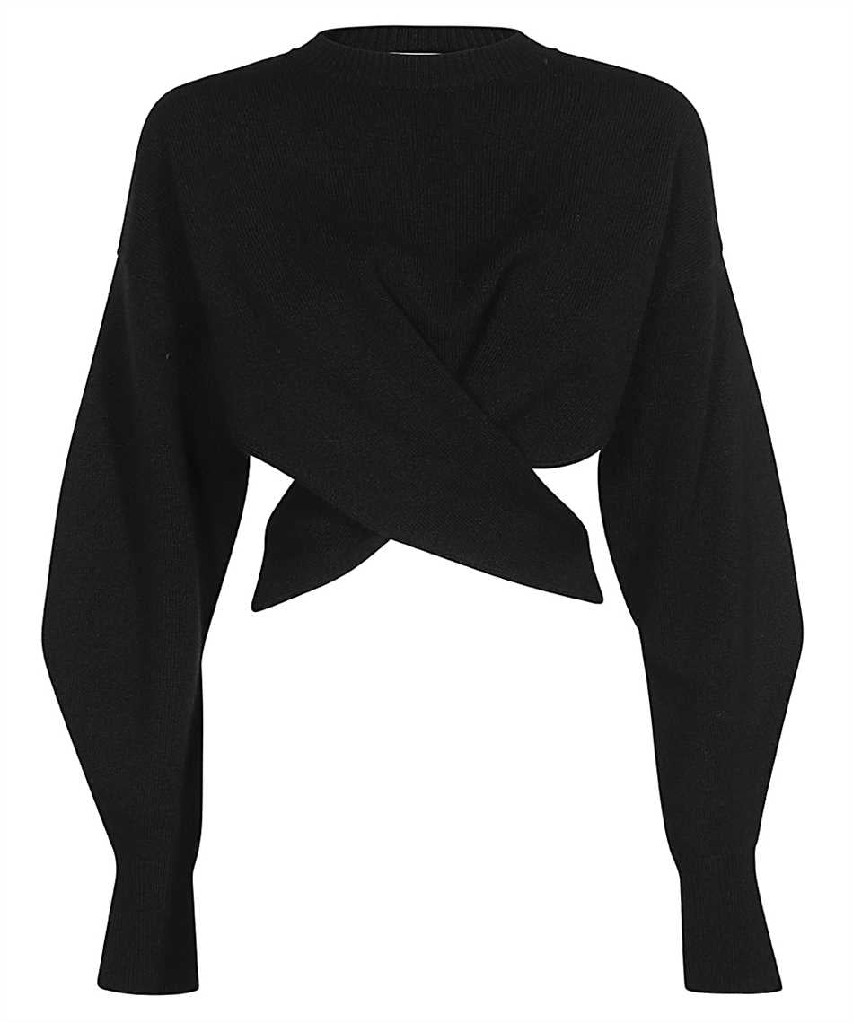 Alexander McQueen-OUTLET-SALE-Wool-blend crew-neck sweater-ARCHIVIST