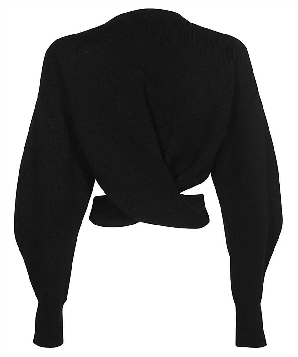 Alexander McQueen-OUTLET-SALE-Wool-blend crew-neck sweater-ARCHIVIST