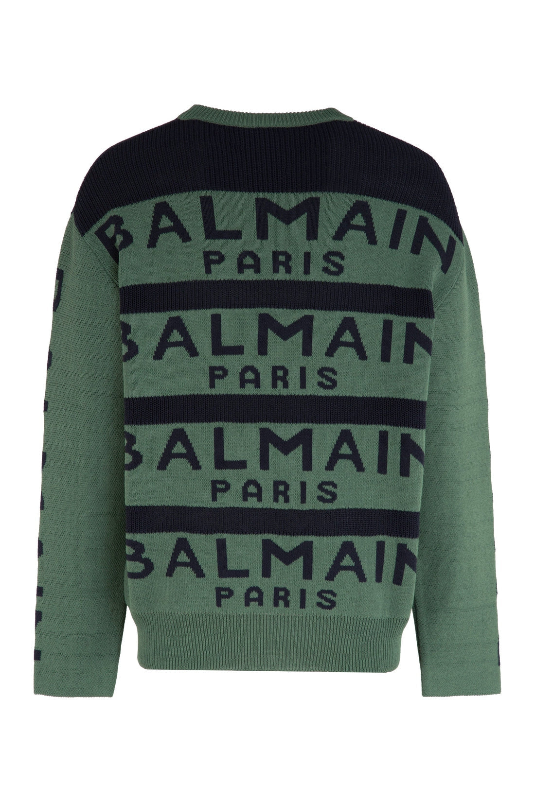 Balmain-OUTLET-SALE-Wool-blend crew-neck sweater-ARCHIVIST
