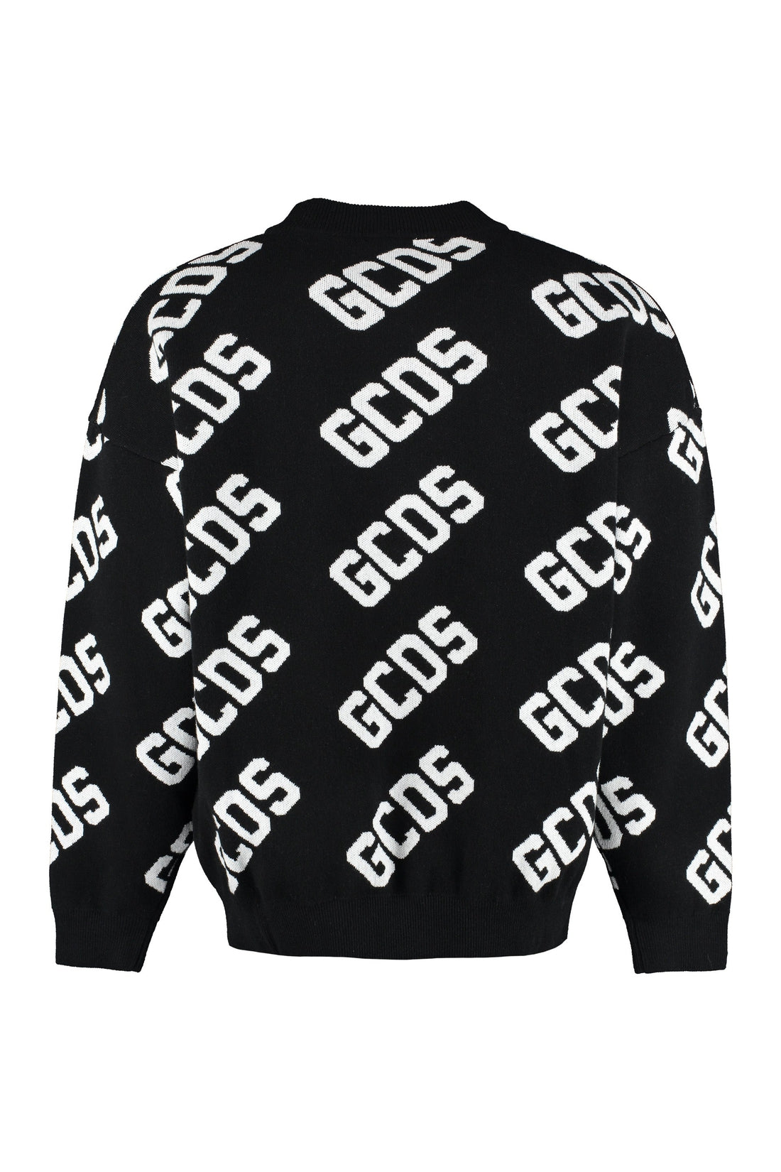 GCDS-OUTLET-SALE-Wool-blend crew-neck sweater-ARCHIVIST
