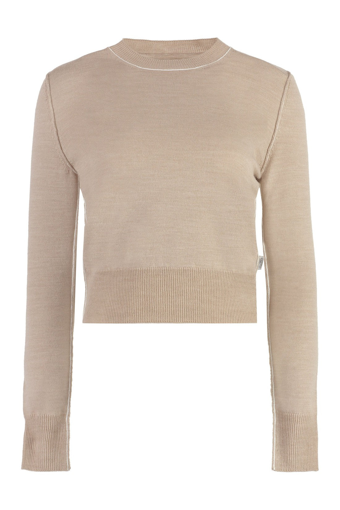 MM6 Maison Margiela-OUTLET-SALE-Wool-blend crew-neck sweater-ARCHIVIST