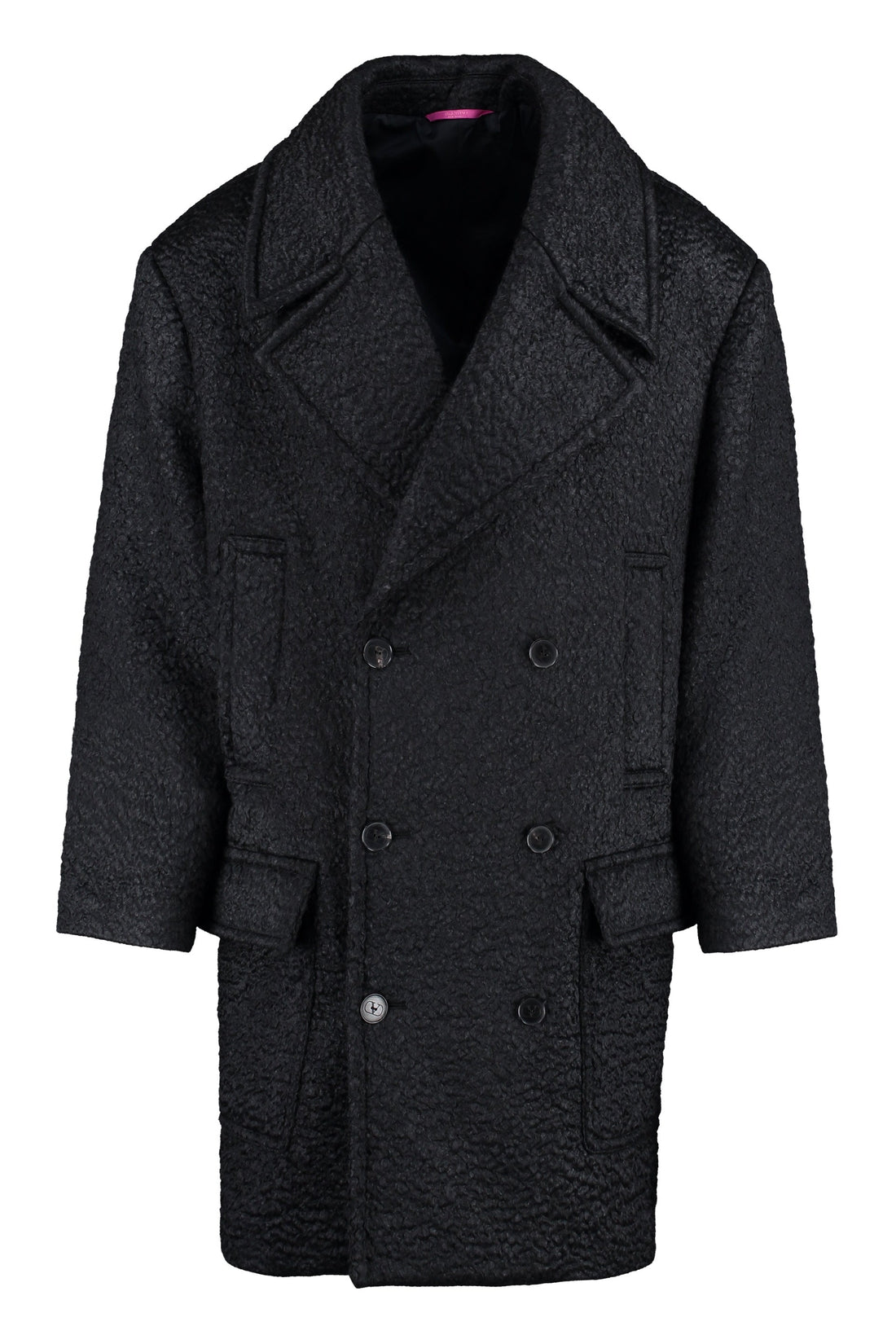 Valentino-OUTLET-SALE-Wool blend double-breasted coat-ARCHIVIST