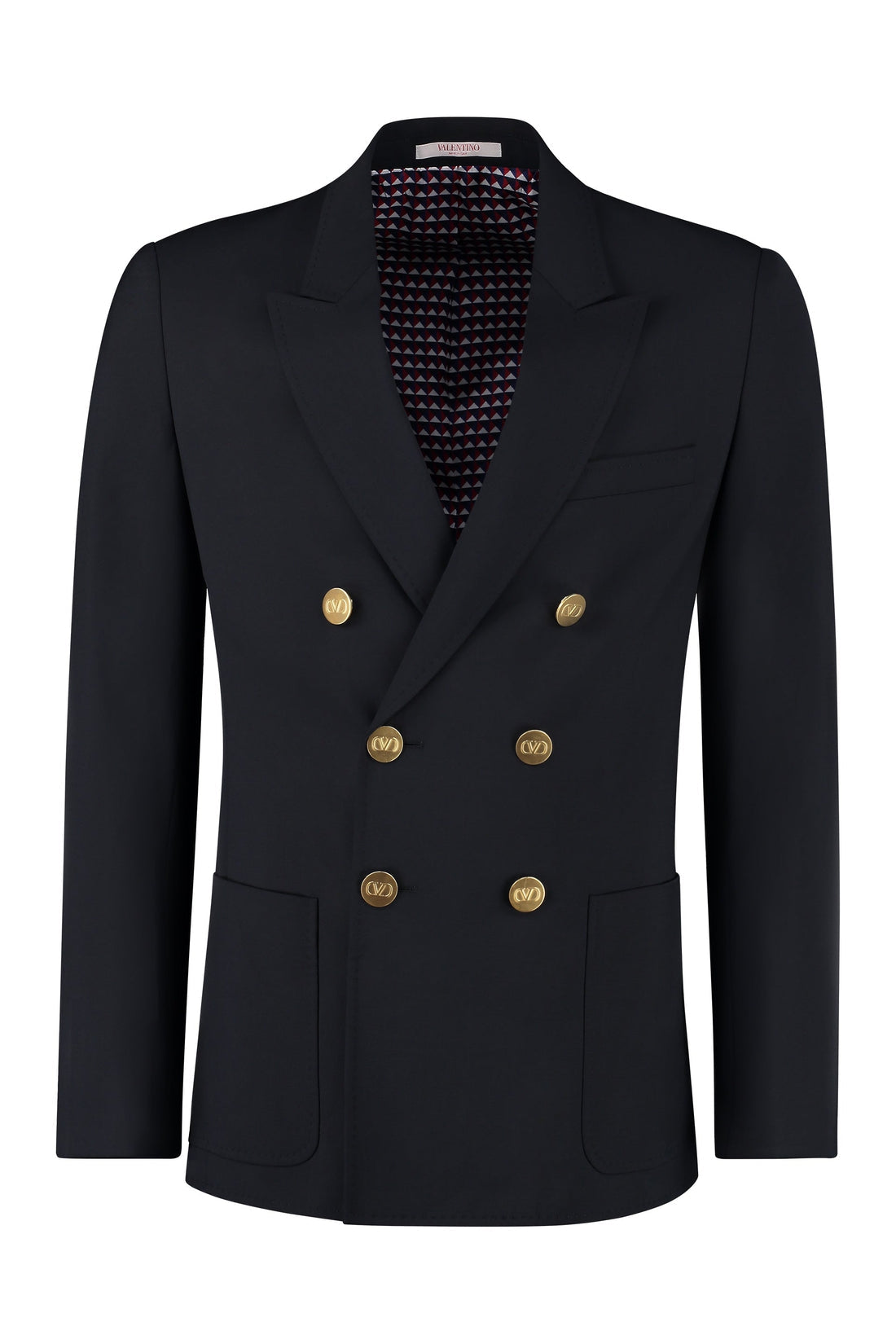 Valentino-OUTLET-SALE-Wool blend double-breasted jacket-ARCHIVIST