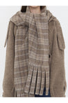 Burberry-OUTLET-SALE-Wool-blend jacket with scarf-ARCHIVIST