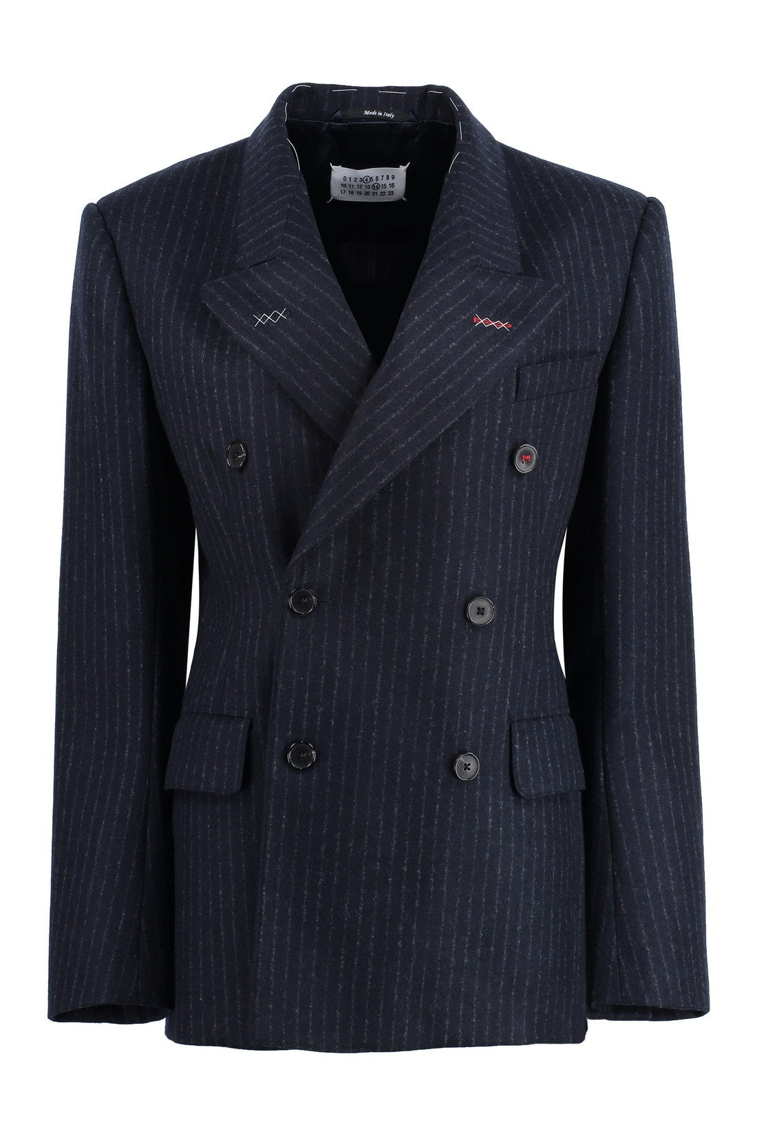 Maison Margiela-OUTLET-SALE-Wool blend pinstripe jacket-ARCHIVIST