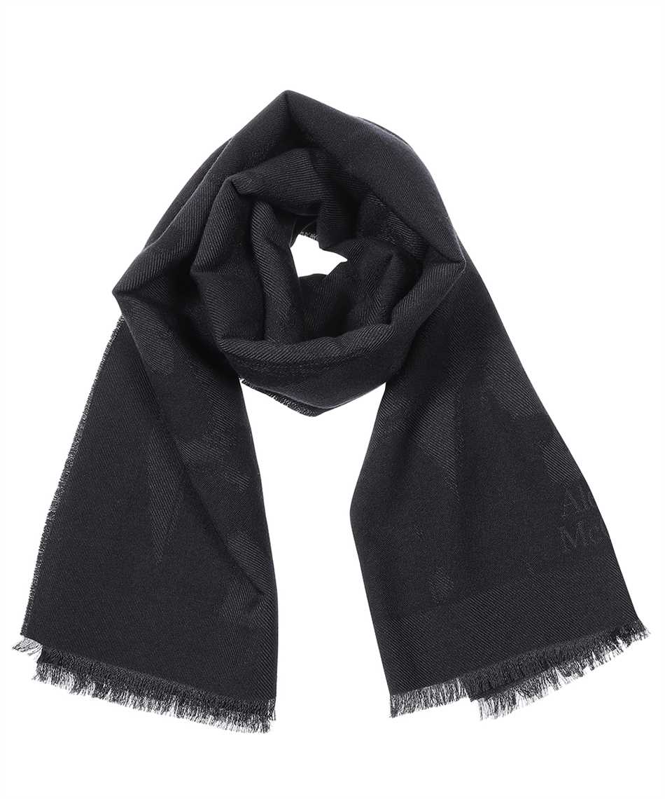 Alexander McQueen-OUTLET-SALE-Wool blend scarf-ARCHIVIST