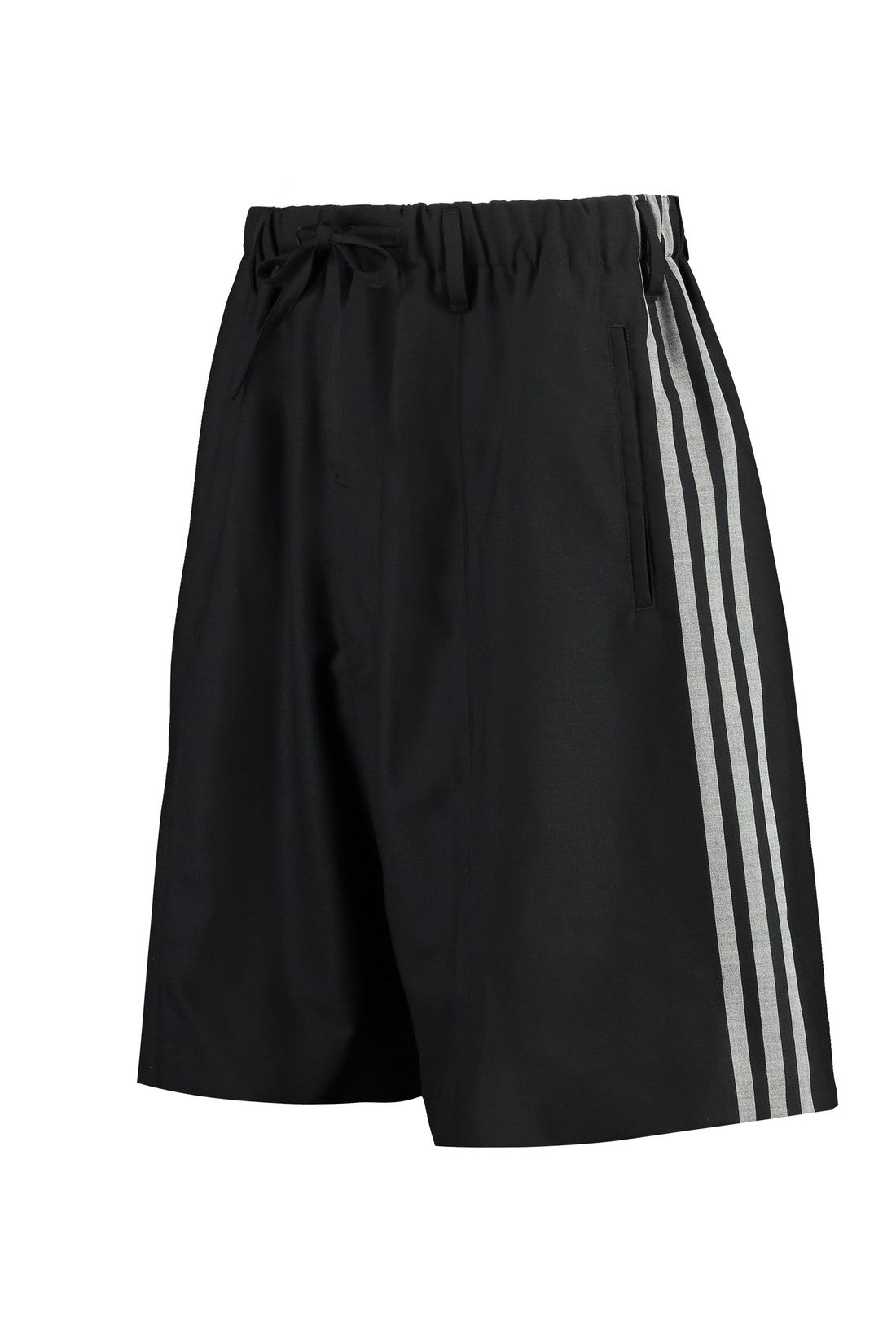 adidas Y-3-OUTLET-SALE-Wool blend shorts-ARCHIVIST