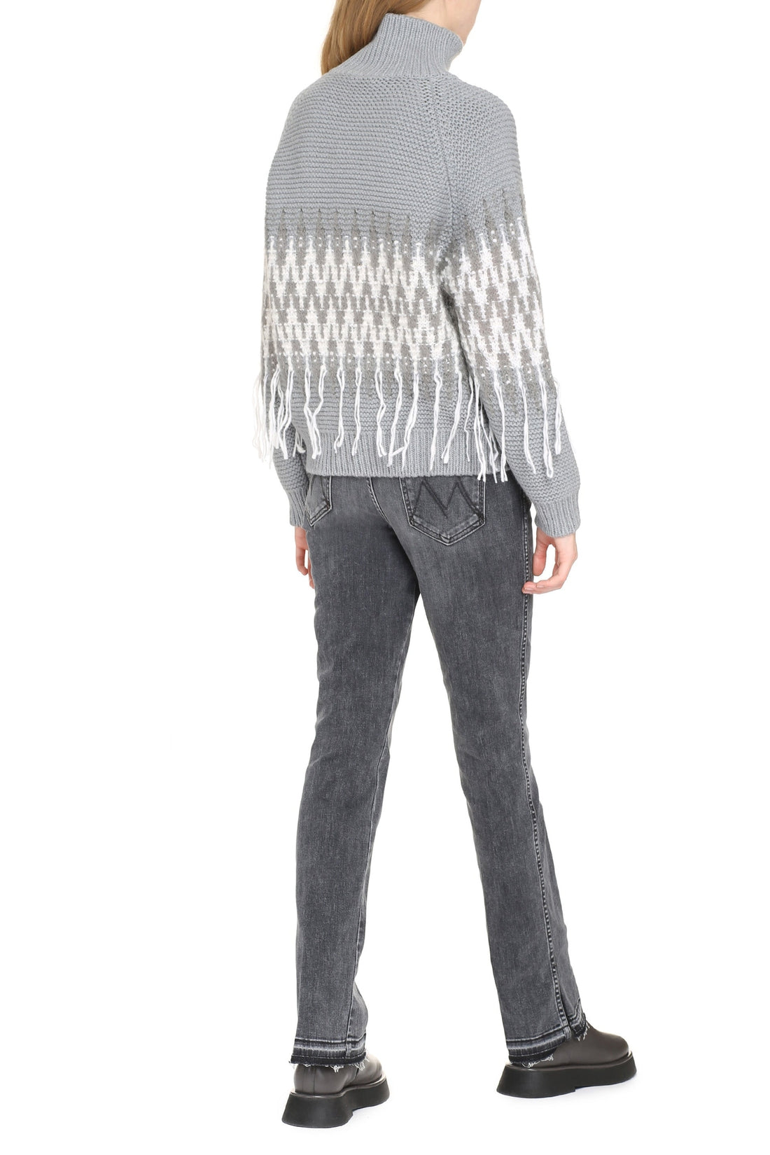 Fabiana Filippi-OUTLET-SALE-Wool blend turtleneck sweater-ARCHIVIST