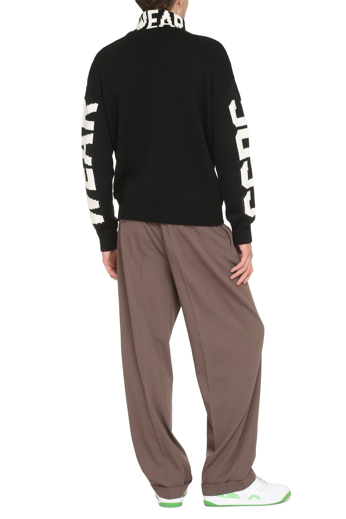 GCDS-OUTLET-SALE-Wool-blend turtleneck sweater-ARCHIVIST