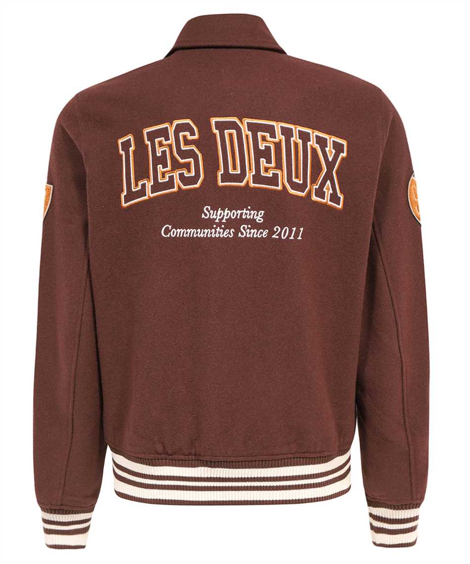 Les Deux-OUTLET-SALE-Wool bomber jacket-ARCHIVIST