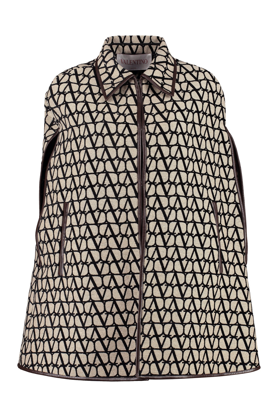 Valentino-OUTLET-SALE-Wool cape coat-ARCHIVIST
