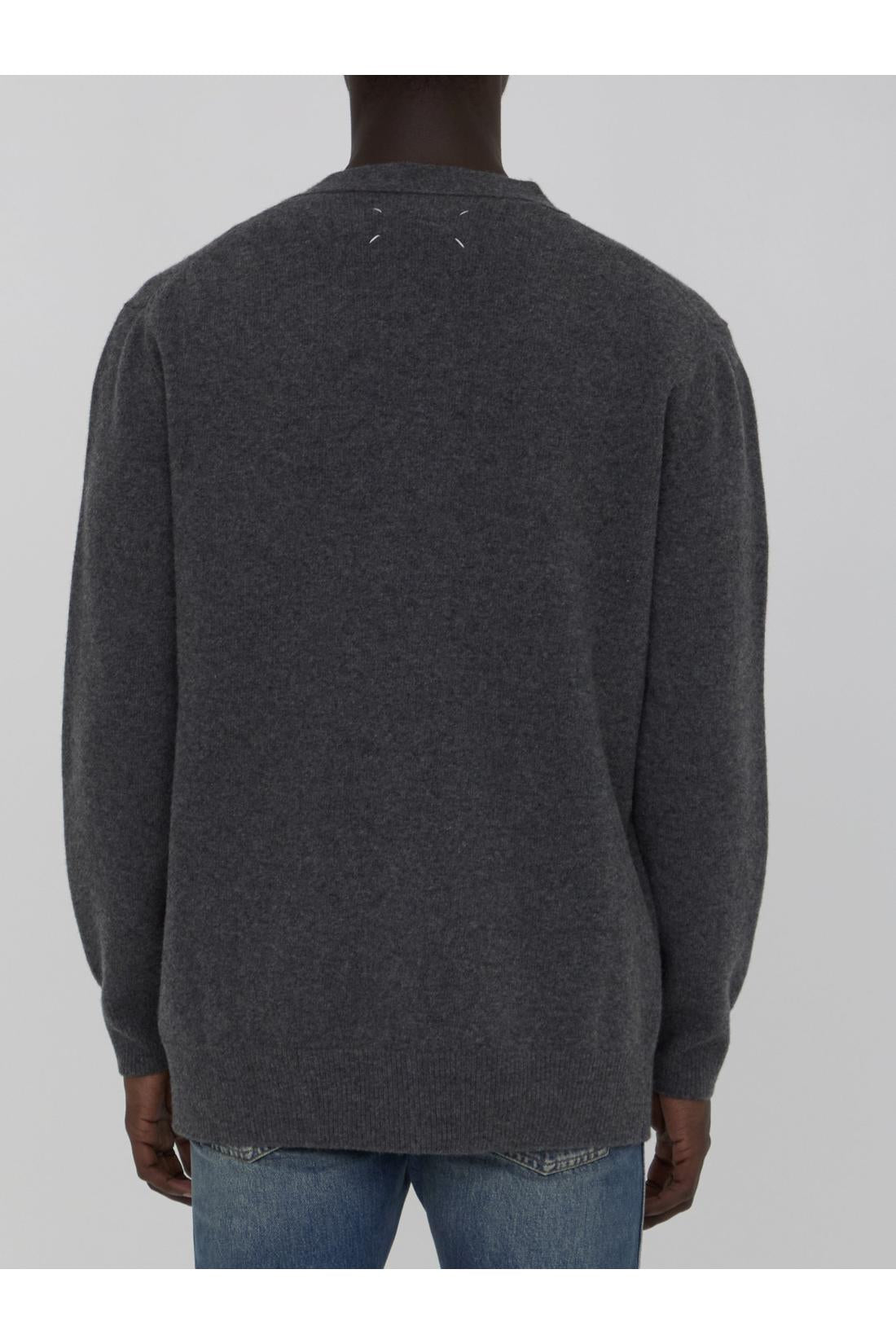 Maison Margiela-OUTLET-SALE-Wool cardigan-ARCHIVIST