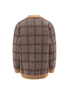 GUCCI-OUTLET-SALE-Wool cardigan with madras motif-ARCHIVIST