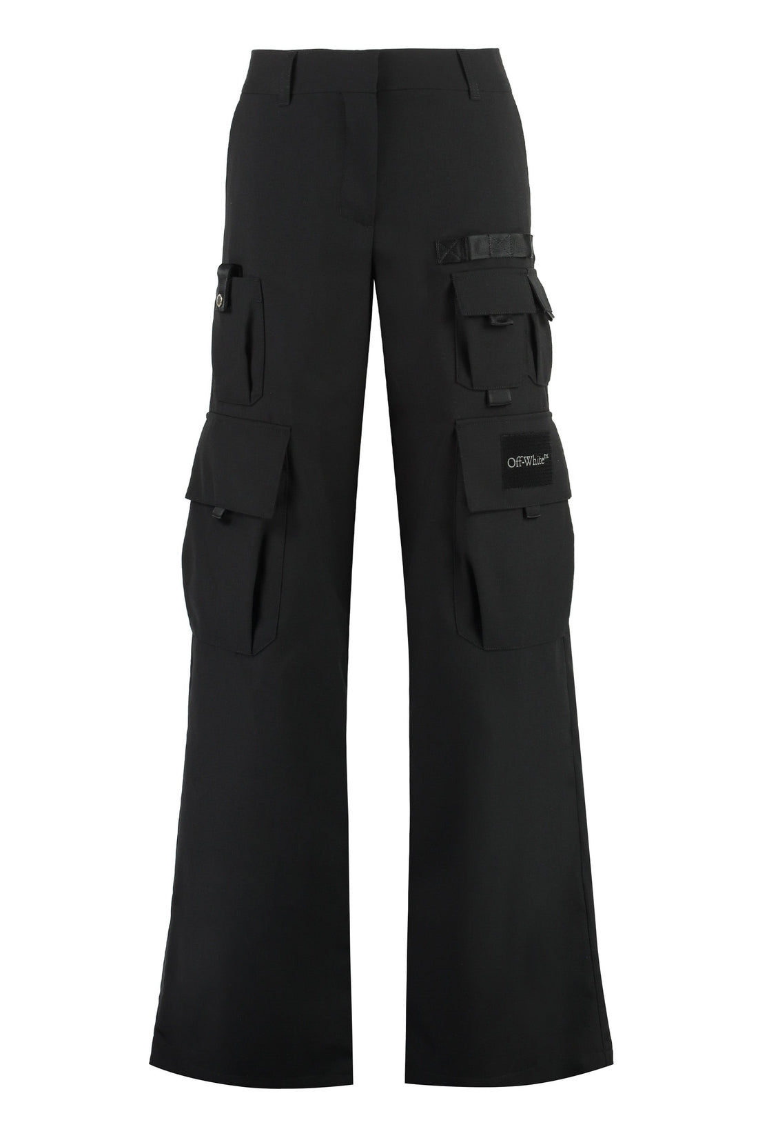 Off-White-OUTLET-SALE-Wool cargo trousers-ARCHIVIST