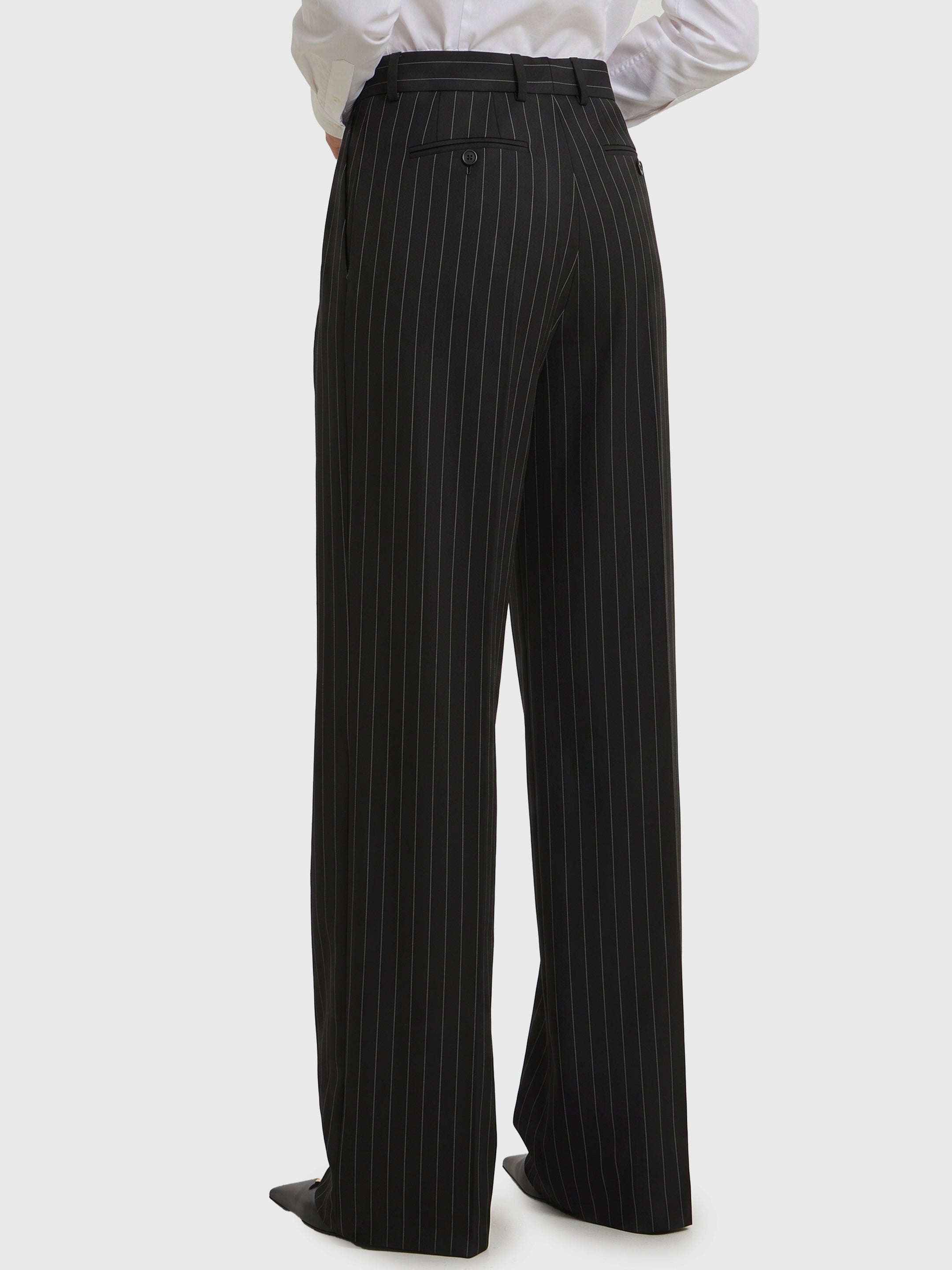 Dolce&gabbana-OUTLET-SALE-Wool chalk stripe trousers-ARCHIVIST