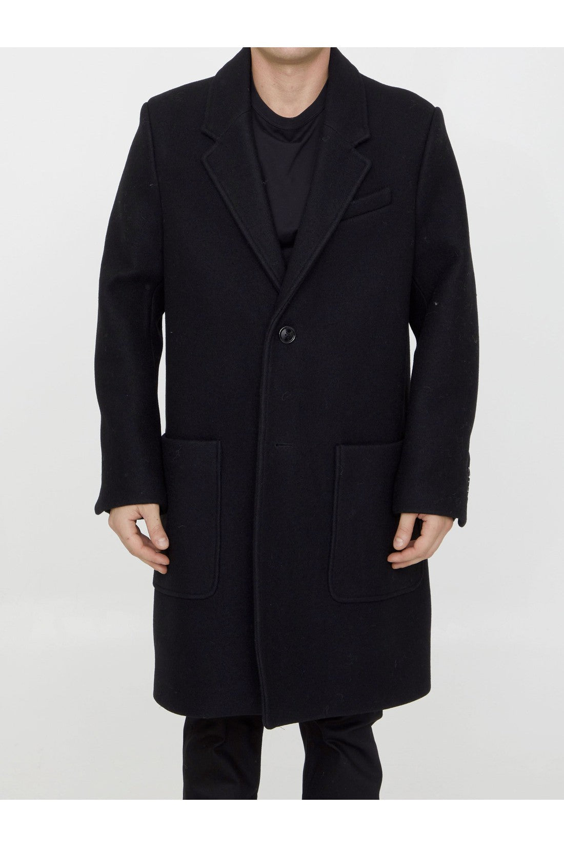 AMI PARIS-OUTLET-SALE-Wool coat-ARCHIVIST