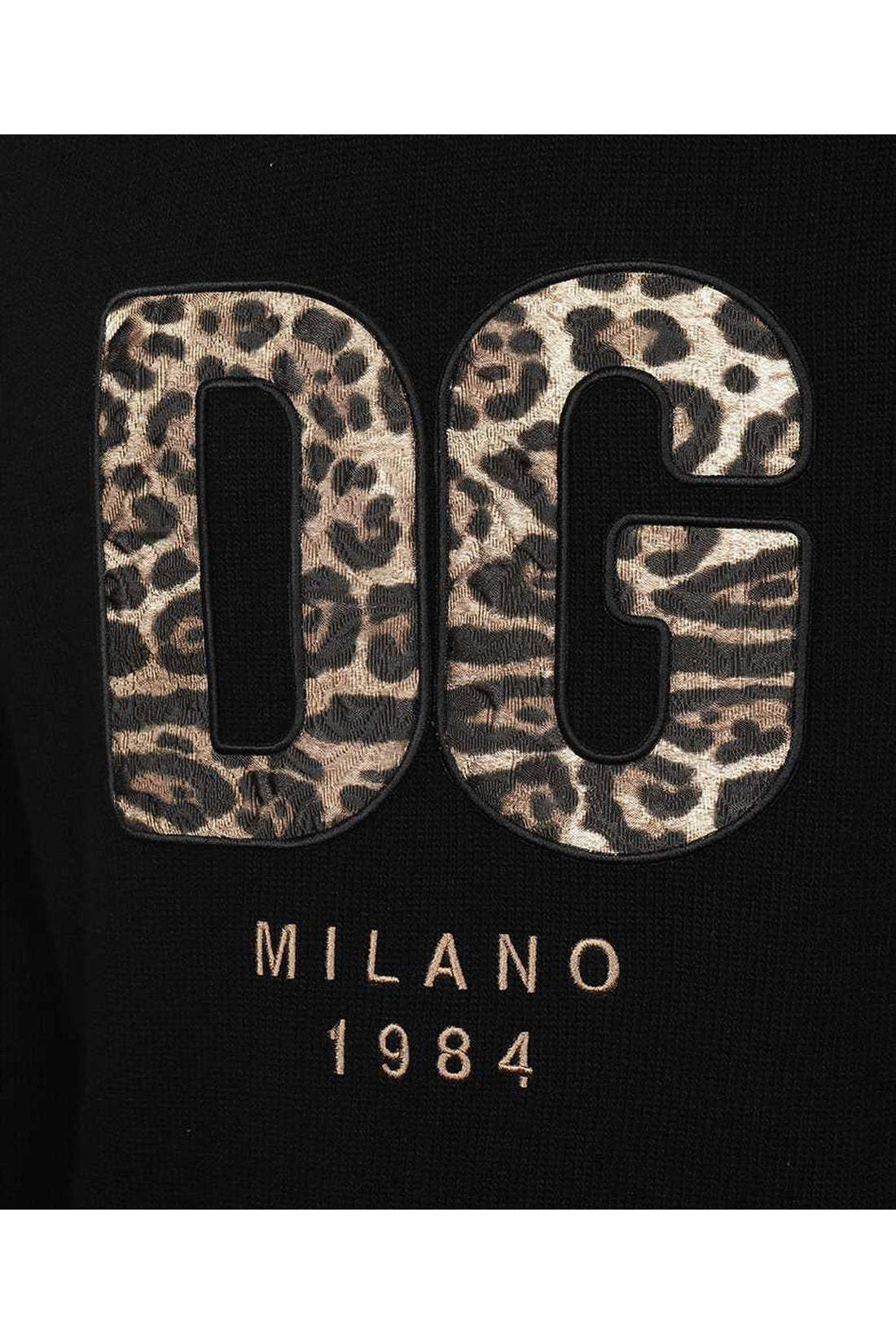 Dolce & Gabbana-OUTLET-SALE-Wool crew-neck sweater-ARCHIVIST