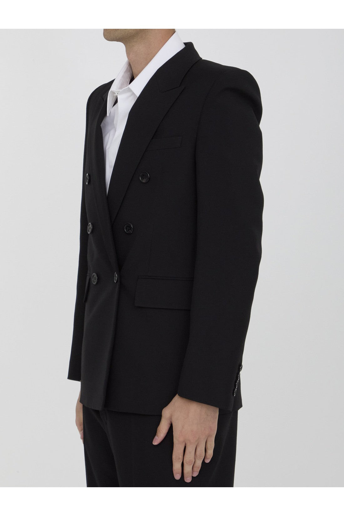 SAINT LAURENT-OUTLET-SALE-Wool gabardine jacket-ARCHIVIST