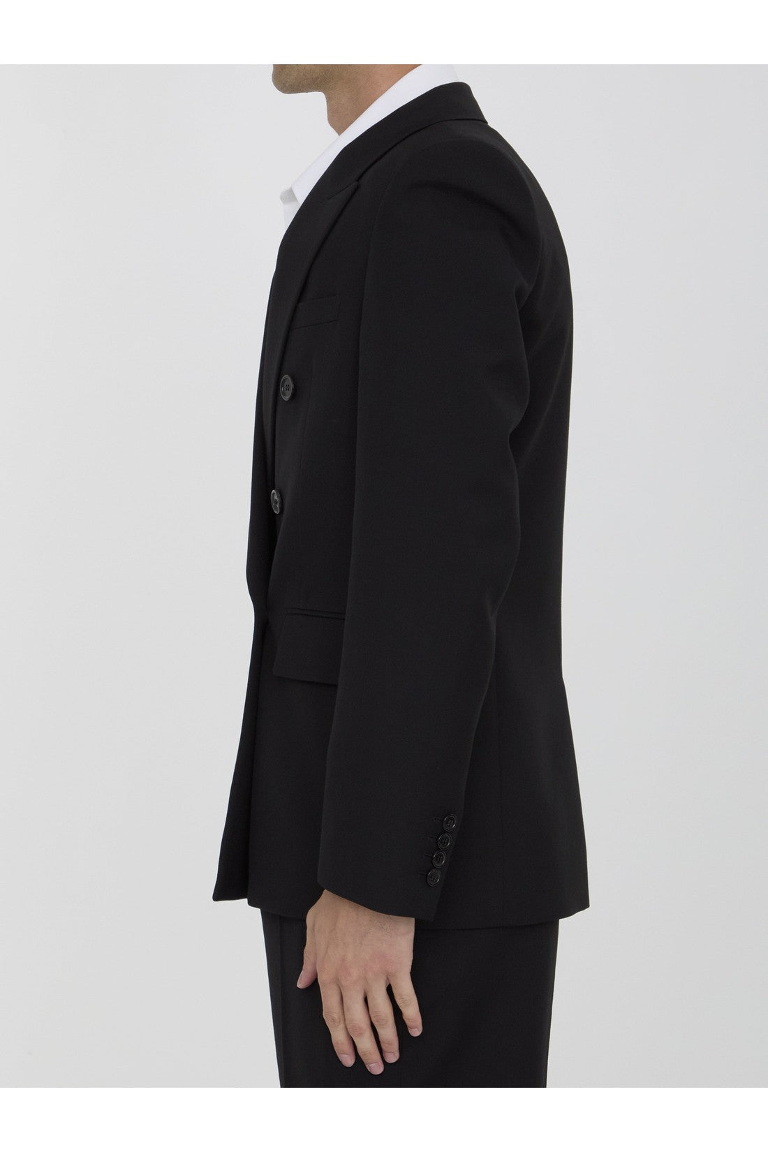 Wool gabardine jacket