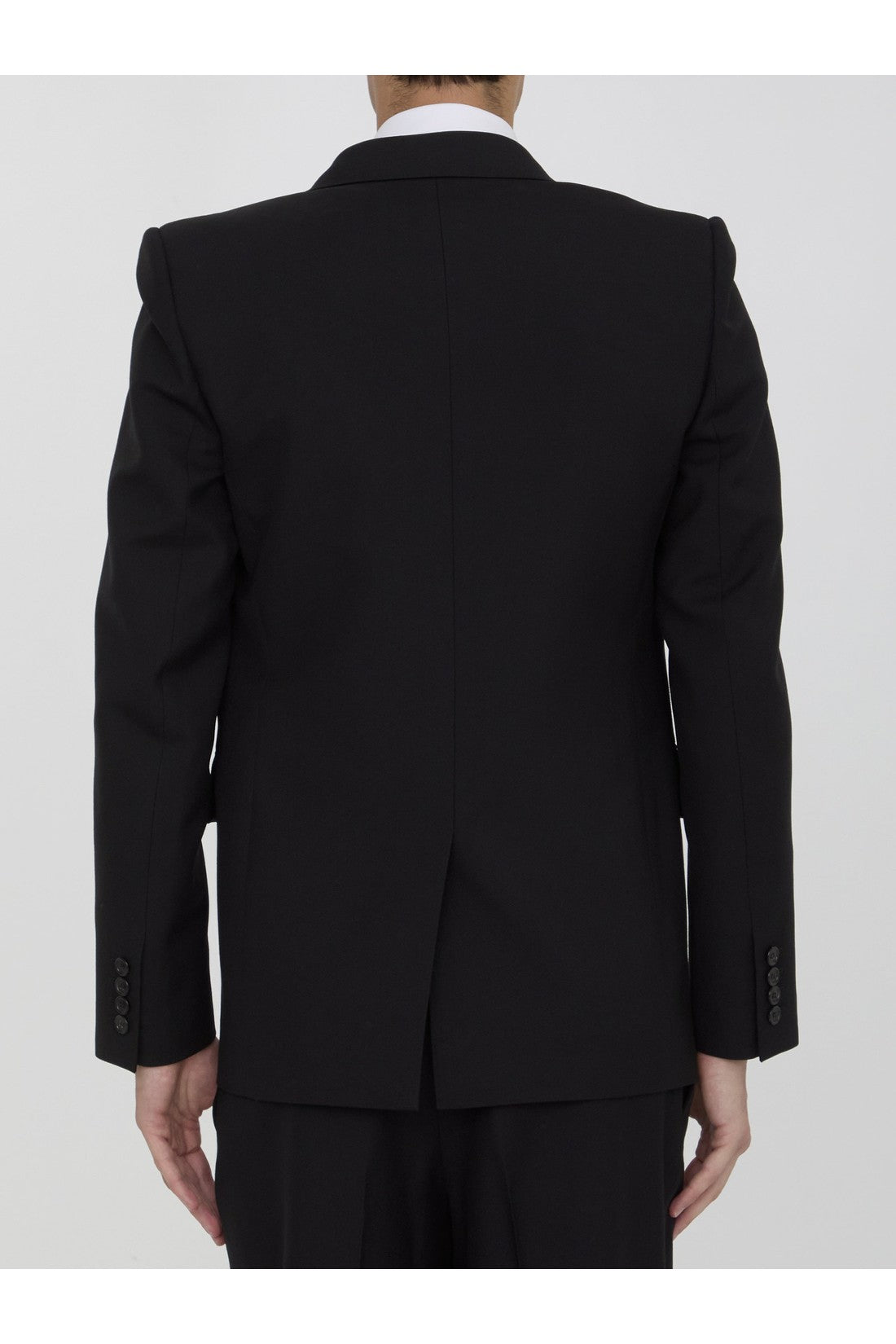 Wool gabardine jacket