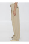 GOLDEN GOOSE-OUTLET-SALE-Wool gabardine trousers-ARCHIVIST