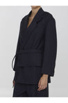 Bottega Veneta-OUTLET-SALE-Wool jacket with belt-ARCHIVIST