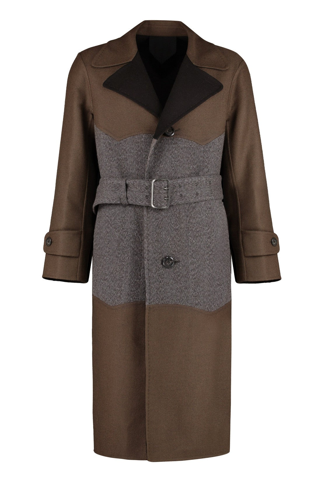 FERRAGAMO-OUTLET-SALE-Wool long coat-ARCHIVIST