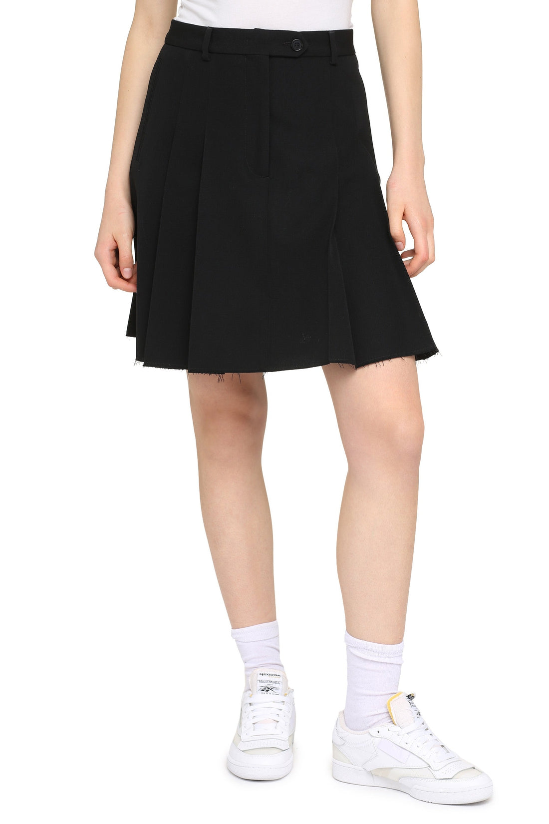 Aspesi-OUTLET-SALE-Wool mini skirt-ARCHIVIST
