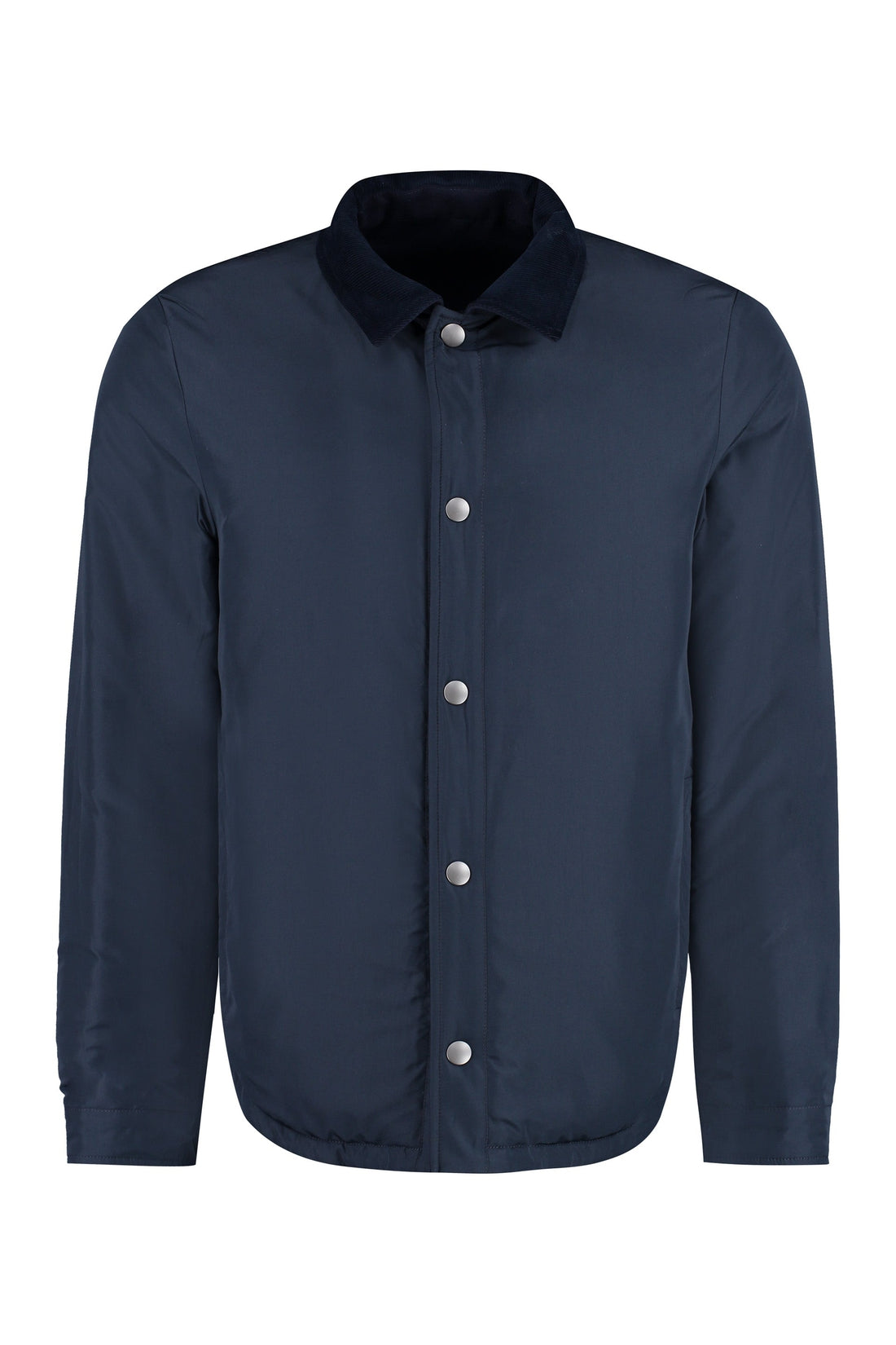 Canali-OUTLET-SALE-Wool overshirt-ARCHIVIST
