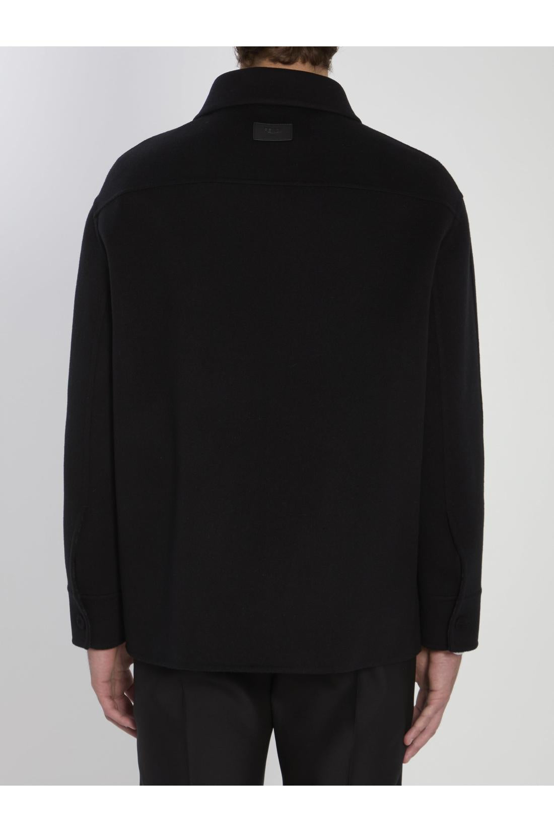 Fendi-OUTLET-SALE-Wool overshirt-ARCHIVIST