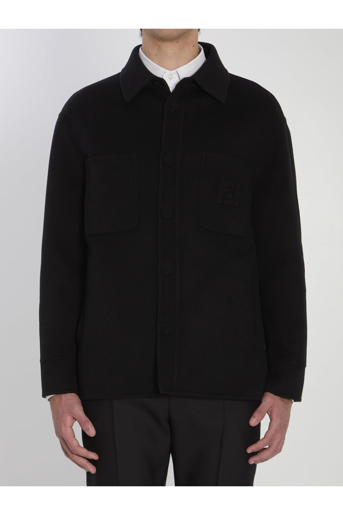 Fendi-OUTLET-SALE-Wool overshirt-ARCHIVIST