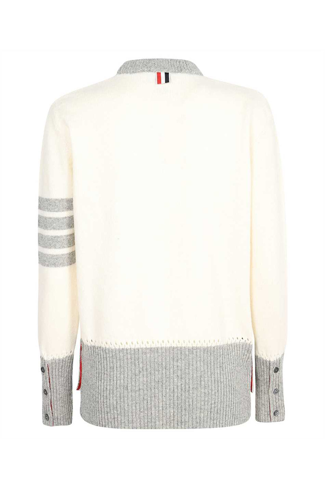 Thom Browne-OUTLET-SALE-Wool oversize sweater-ARCHIVIST