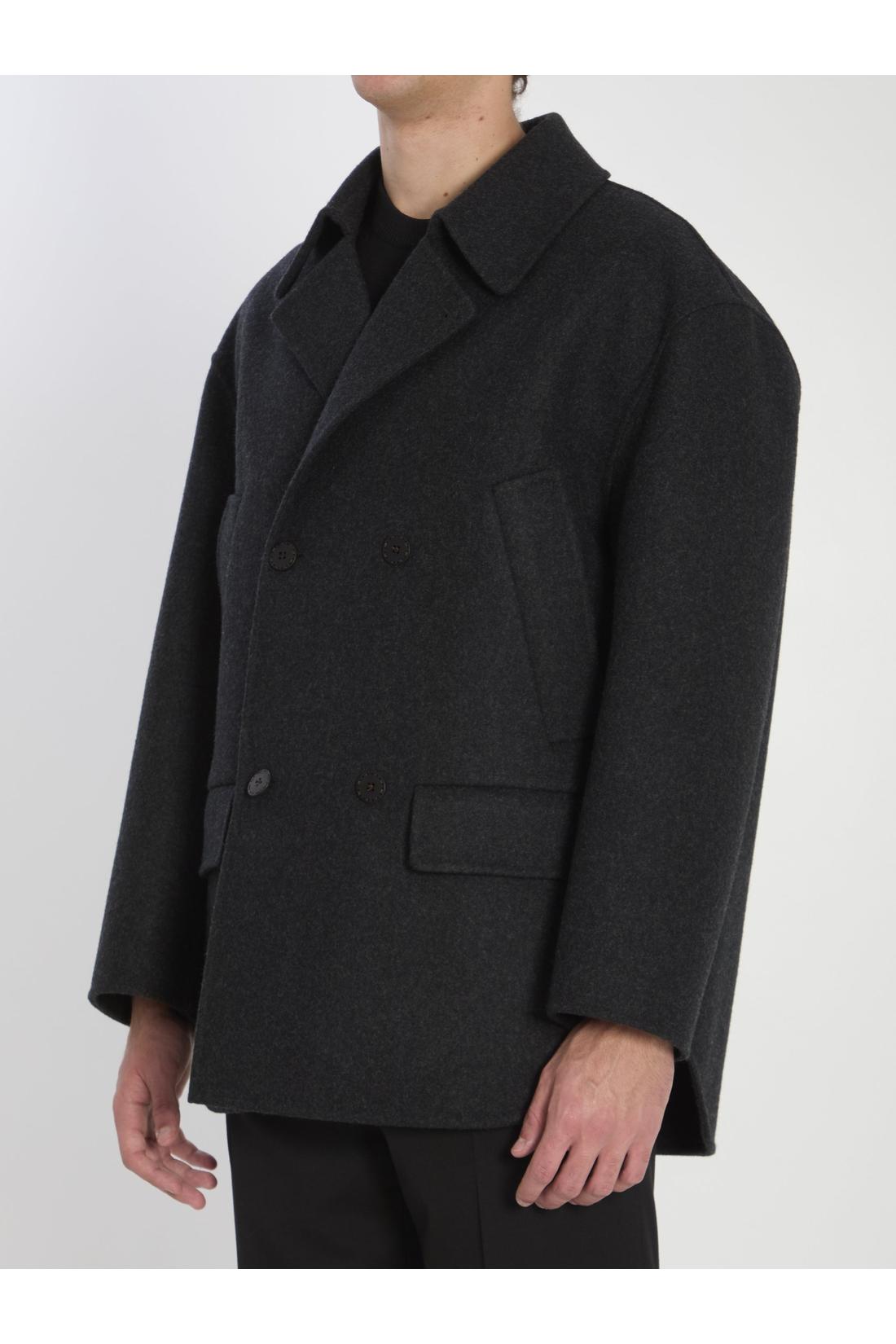 Fendi-OUTLET-SALE-Wool pea coat-ARCHIVIST