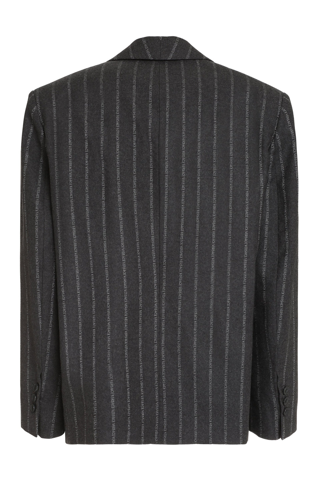 Versace-OUTLET-SALE-Wool pinstripe blazer-ARCHIVIST