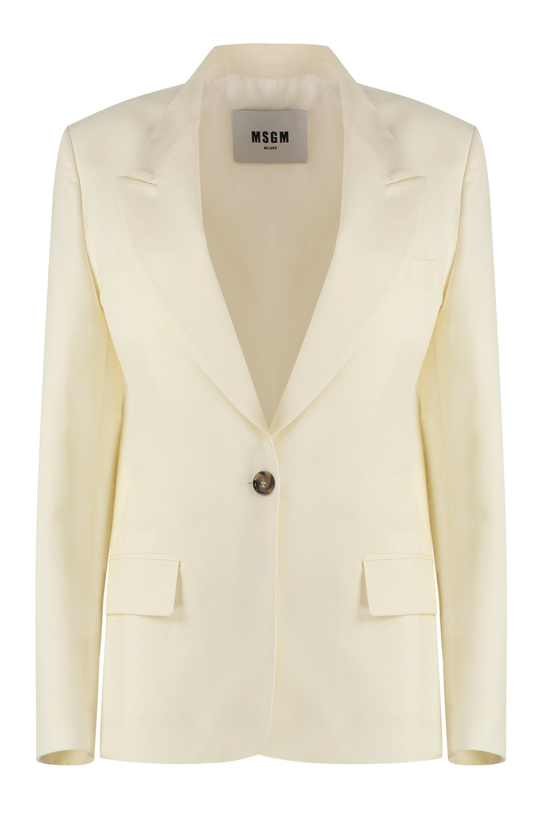 MSGM-OUTLET-SALE-Wool single-breasted blazer-ARCHIVIST