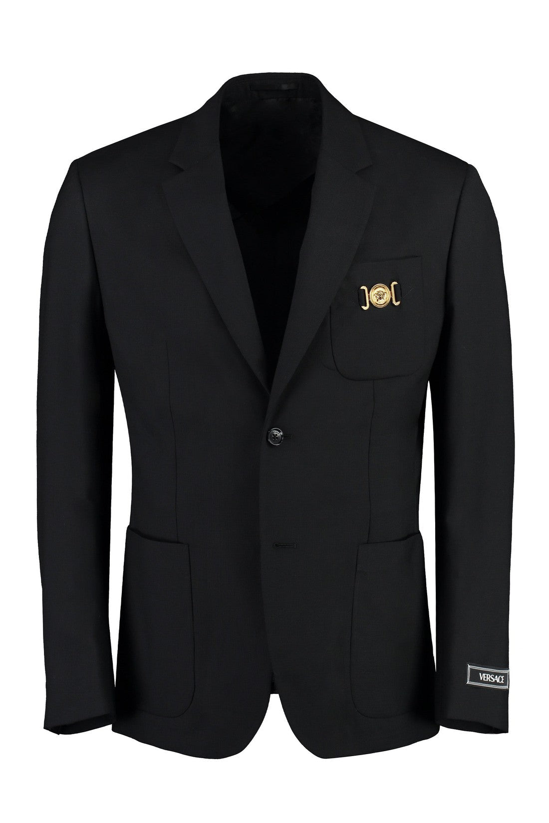 Versace-OUTLET-SALE-Wool single-breasted blazer-ARCHIVIST